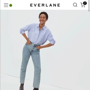 Everlane 90s Cheeky Jean Vintage Wash